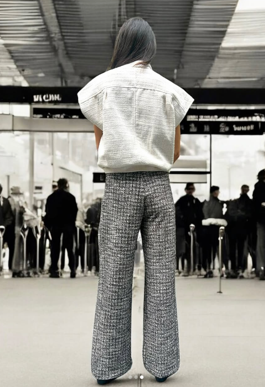 TWEED PANTALON